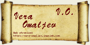 Vera Omaljev vizit kartica